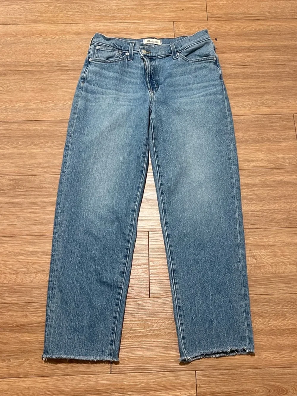 Madewell Women’s The Perfect Vintage Wide-Leg Crop Jeans - GREAT CONDITION - Picture 2 of 9